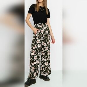 Volcom Floral Wide Leg Pants size L